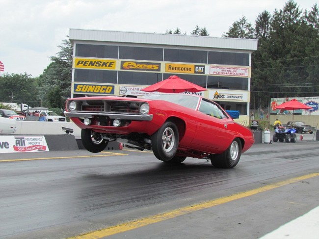 Bad Ass 'Cuda Wheelie